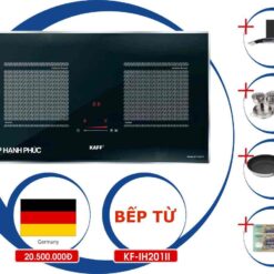 Bếp từ Kaff KF-IH201II - 2 từ 73cm kính Schott Ceran 5 Bếp từ Kaff KF-IH201II - 2 từ 73cm kính Schott Ceran