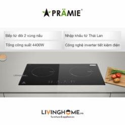 Bếp từ Pramie PRTH 2201 đôi thiết kế màu đen, sang trọng 21 Bếp từ Pramie PRTH 2201 đôi thiết kế màu đen, sang trọng