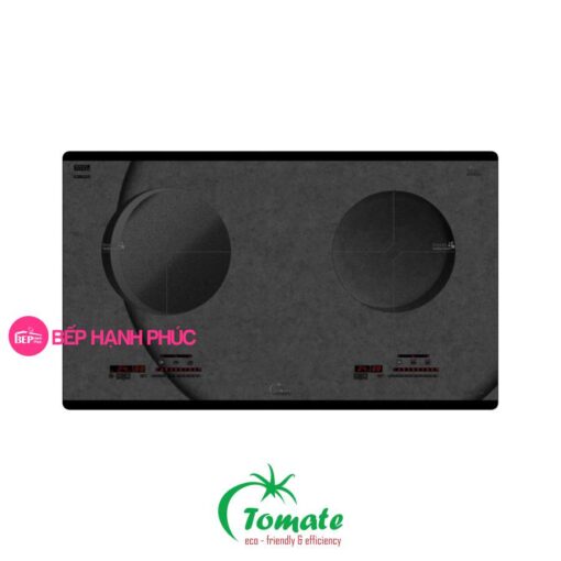 Bếp từ Tomate TOM 02I-8G LUX - 2 từ 75cm mặt kính Schott Ceran