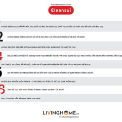 Bình lọc nước cầm tay Cleansui EJ101 nhập khẩu Nhật 8 Bình lọc nước cầm tay Cleansui EJ101 nhập khẩu Nhật