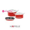 Bộ nồi chảo Hafele 531.08.042 - Màu đỏ 2 Bộ nồi chảo Hafele 531.08.042 - Màu đỏ