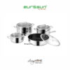 Bộ nồi Eurosun MC1801-Luxury inox 304 8 món 1 Bộ nồi Eurosun MC1801-Luxury inox 304 8 món