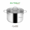 Nồi Eurosun MS1602-Kings inox 304 thích hợp luộc gà 2 Nồi Eurosun MS1602-Kings inox 304 thích hợp luộc gà