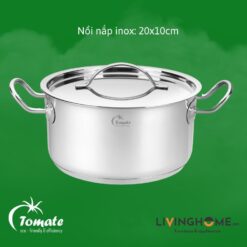 Alternative view of Bộ Nồi Inox 304 Tomate TOM 0707, 7 Món