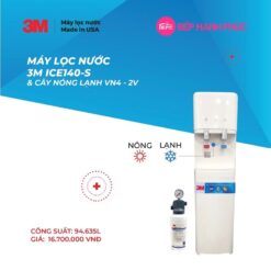 Alternative view of Cây lọc nước nóng lạnh 2 vòi (sử dụng 3M ICE140-S) - Nhập khẩu Mỹ