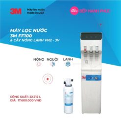 Alternative view of Cây lọc nước nóng lạnh 3 vòi (trắng) - Sử dụng 3M FF100
