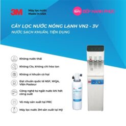 Cây lọc nước nóng lạnh 3 vòi (trắng) - Sử dụng 3M FF100 13 Cây lọc nước nóng lạnh 3 vòi (trắng) - Sử dụng 3M FF100