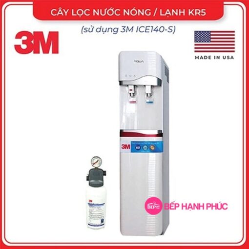 Cây lọc nước nóng lạnh Korea (sử dụng 3M ICE140-S) - Nhập khẩu Mỹ