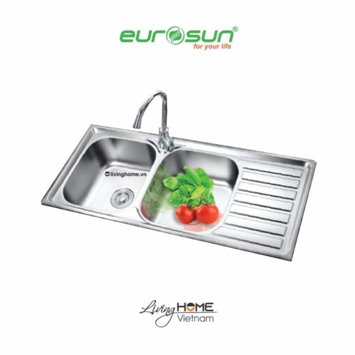 Chậu rửa chén Eurosun EU-10545S Handmade chống tràn, chống ồn