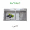 Chậu rửa chén Eurosun EU-8245C Handmade chống tràn, chống ồn 2 Chậu rửa chén Eurosun EU-8245C Handmade chống tràn, chống ồn
