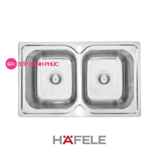 Chậu rửa Hafele Inox HS19-SSN2R90 - 2 hộc rửa