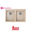 Chậu rửa Teka Maestro FORSQUARE 2B 790-Beige 1 Chậu rửa Teka Maestro FORSQUARE 2B 790-Beige