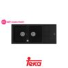 Chậu rửa Teka Maestro STONE 80B-TG 2B 1D-Black 2 hộc rửa 2 Chậu rửa Teka Maestro STONE 80B-TG 2B 1D-Black 2 hộc rửa