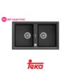 Chậu rửa Teka Maestro STONE 90B-TG 2B-DarkGrey 2 Chậu rửa Teka Maestro STONE 90B-TG 2B-DarkGrey