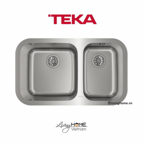 Chậu rửa Teka BE 2B 785 lắp âm 2 hộc rửa 78cm