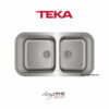 Chậu rửa Teka BE 2B 845 R lắp âm 2 hộc rửa 84cm 1 Chậu rửa Teka BE 2B 845 R lắp âm 2 hộc rửa 84cm