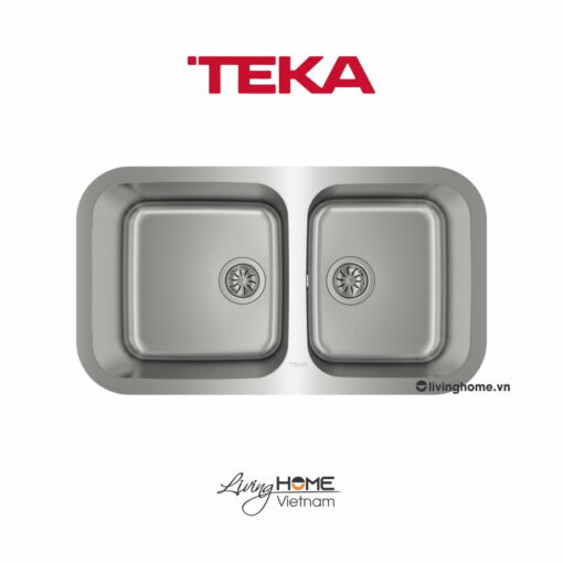 Chậu rửa Teka BE 2B 845 R lắp âm 2 hộc rửa 84cm