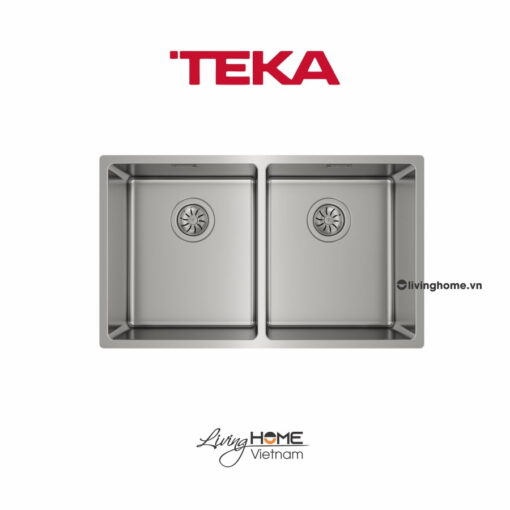 Chậu rửa Teka BE LINEA RS15 2B 740 lắp âm 2 hộc rửa 74cm