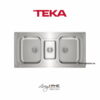 Chậu rửa Teka CLASSIC 2 1/2B lắp nổi 2½ hộc rửa 100cm 1 Chậu rửa Teka CLASSIC 2 1/2B lắp nổi 2½ hộc rửa 100cm
