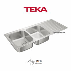 Chậu rửa Teka CLASSIC 2B 1D lắp nổi 2 hộc rửa 1 bàn chậu 13 Chậu rửa Teka CLASSIC 2B 1D lắp nổi 2 hộc rửa 1 bàn chậu
