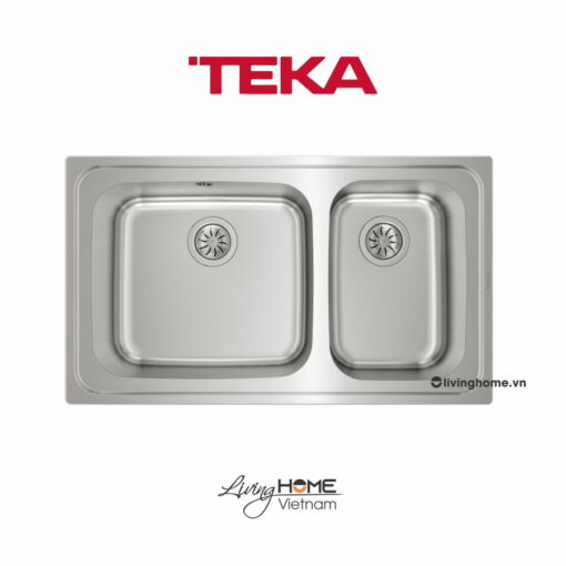 Chậu rửa Teka CLASSIC 2B 86 lắp nổi 2 hộc rửa 86cm