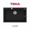 Chậu rửa Teka FORSQUARE 72-40 TG Bl lắp nổi đá thạch anh màu đen 79cm 1 Chậu rửa Teka FORSQUARE 72-40 TG Bl lắp nổi đá thạch anh màu đen 79cm