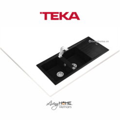 Alternative view of Chậu rửa Teka STONE 80 B-TG 2B 1D Bl lắp nổi đá thạch anh màu đen