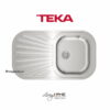 Chậu rửa Teka STYLO 1B 1D lắp nổi 1 hộc rửa 1 bàn chậu 83cm 2 Chậu rửa Teka STYLO 1B 1D lắp nổi 1 hộc rửa 1 bàn chậu 83cm