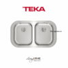 Chậu rửa Teka STYLO 2B lắp nổi 2 hộc rửa 82cm 1 Chậu rửa Teka STYLO 2B lắp nổi 2 hộc rửa 82cm