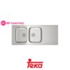 Chậu rửa Teka Total CLASSIC 2B 1D lắp nổi 2 hộc rửa và 1 bàn chậu 2 Chậu rửa Teka Total CLASSIC 2B 1D lắp nổi 2 hộc rửa và 1 bàn chậu