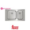 Chậu rửa Teka Total CLASSIC 2B 86 lắp nổi 2 hộc rửa 2 Chậu rửa Teka Total CLASSIC 2B 86 lắp nổi 2 hộc rửa