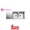 Chậu rửa Teka Total UNIVERSE 2B 1D lắp nổi 2 hộc rửa + 1 bàn chậu 1 Chậu rửa Teka Total UNIVERSE 2B 1D lắp nổi 2 hộc rửa + 1 bàn chậu