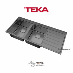Chậu rửa Teka ZENIT RS15 2B 1D lắp nổi 2 hộc rửa 1 bàn chậu 10 Chậu rửa Teka ZENIT RS15 2B 1D lắp nổi 2 hộc rửa 1 bàn chậu