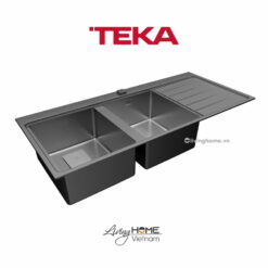 Chậu rửa Teka ZENIT RS15 2B 1D lắp nổi 2 hộc rửa 1 bàn chậu 11 Chậu rửa Teka ZENIT RS15 2B 1D lắp nổi 2 hộc rửa 1 bàn chậu