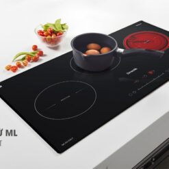 Alternative view of Bếp Điện Từ Dmestik ML 931 DKT, 78cm, 1 Điện 2 Từ, Mặt Kính Kanger