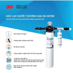 Máy lọc nước thương mại 3M DP190 công suất lớn nhập khẩu Mỹ 16 Máy lọc nước thương mại 3M DP190 công suất lớn nhập khẩu Mỹ