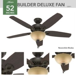 Quạt Trần Hunter Builder Deluxe