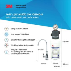 Máy lọc nước lắp bồn rửa 3M ICE140-S kèm vòi 3M nhập khẩu Mỹ 10 Máy lọc nước lắp bồn rửa 3M ICE140-S kèm vòi 3M nhập khẩu Mỹ