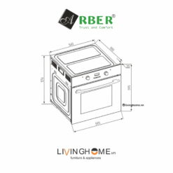 Lò nướng Arber ABLN65L 9 chức năng 65L