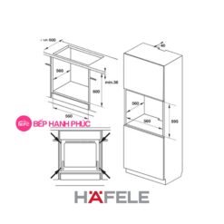Lò nướng Hafele HO-KT60A9 - âm tủ 5 Lò nướng Hafele HO-KT60A9 - âm tủ