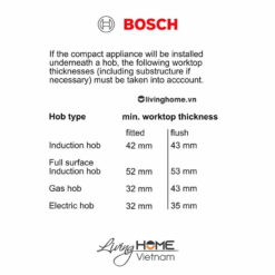 Lò nướng Bosch CMG633BS1B - Kết hợp vi sóng 45 lít 45cm 21 Lò nướng Bosch CMG633BS1B - Kết hợp vi sóng 45 lít 45cm