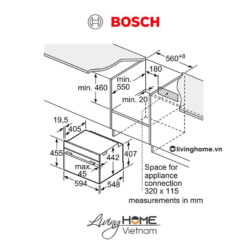 Lò nướng Bosch CSG656RS1 - Kết hợp hấp 47 lít 45cm 21 Lò nướng Bosch CSG656RS1 - Kết hợp hấp 47 lít 45cm