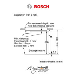 Lò nướng Bosch HBA534BS0A - Âm tủ 71 lít 60cm 17 Lò nướng Bosch HBA534BS0A - Âm tủ 71 lít 60cm
