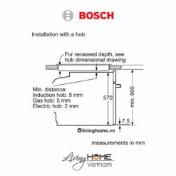 Lò nướng Bosch HBG5585S6B - Âm tủ 71 lít 60cm kết nối Home Connect 17 Lò nướng Bosch HBG5585S6B - Âm tủ 71 lít 60cm kết nối Home Connect