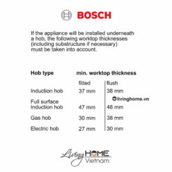 Lò nướng Bosch HBG633BS1A - Âm tủ 71 lít 60cm 18 Lò nướng Bosch HBG633BS1A - Âm tủ 71 lít 60cm