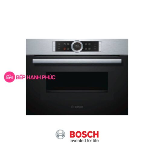 Lò nướng Bosch CMG633BS1B - Kết hợp 45 lít 6 phương pháp gia nhiệt