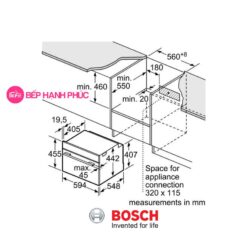 Alternative view of Lò nướng Bosch CSG656RS1 - Kết hợp 47 lít 14 phương pháp gia nhiệt