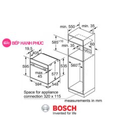 Catalogue Blanco Online - Thương hiệu đến từ Đức 48 Alternative view of Lò nướng Bosch HBG655BS1M - Âm tủ 71 lít 13 phương pháp gia nhiệt