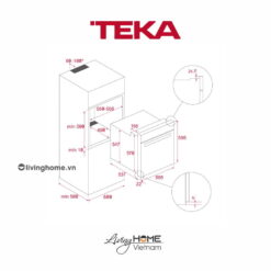 Lò nướng Teka HSB 6525 âm đối lưu 6 chức năng nướng 13 Lò nướng Teka HSB 6525 âm đối lưu 6 chức năng nướng