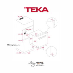 Lò nướng Teka HLB 8400 BK âm tiết kiệm điện năng 17 Lò nướng Teka HLB 8400 BK âm tiết kiệm điện năng
